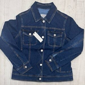 Martha Stewart lined  Denim Jacket